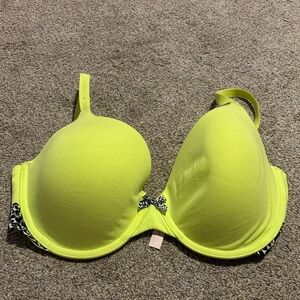 Lime green Victoria Secret bra